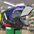 CAPACETE RACE TECH SIGNAL ACTIVE BLU/ WHT/RED