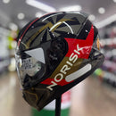 Capacete NORISK RAZOR GOODSPEED RED/GOLD