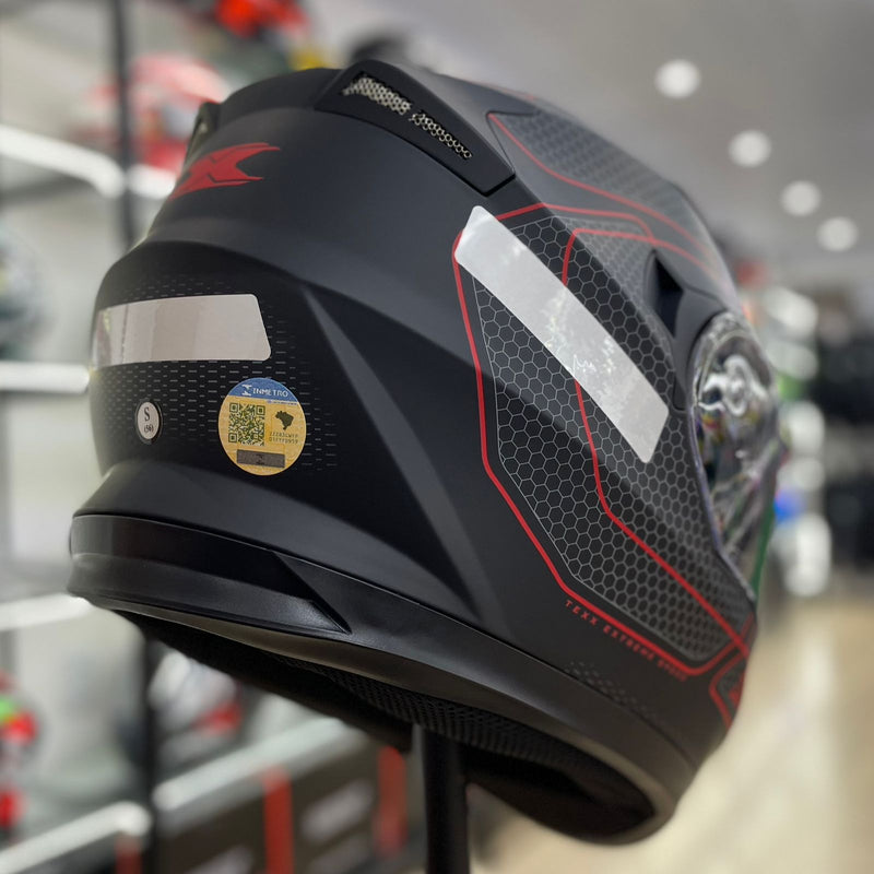 Capacete Texx STRIKE PHANTER VERMELHO