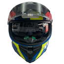 Capacete Texx KAIMAN TRACK AZUL PRETO FOSCO