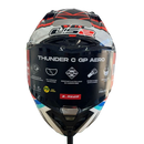 Capacete LS2 FF805 THUNDER C GP FLASH BLACK + VISEIRA FUMÊ ACESSÓRIOS