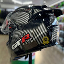 Capacete FW3 GTRACING DESIGN CARBON FIBER PRATA