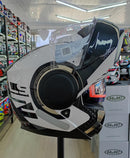 CAPACETE LS2 SCOPE FF902 ARCH WHT TITANIUM ARTICULULADO