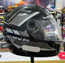 Capacete EBF New Fit Shift Branco e Cinza