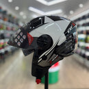 Capacete FW3 X OPEN STAR GRAFITE COM PRATA