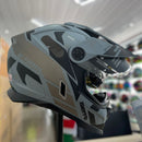 CAPACETE BIEFFE  B-TRAIL CONQUEST CINZA FOSCO/PTO
