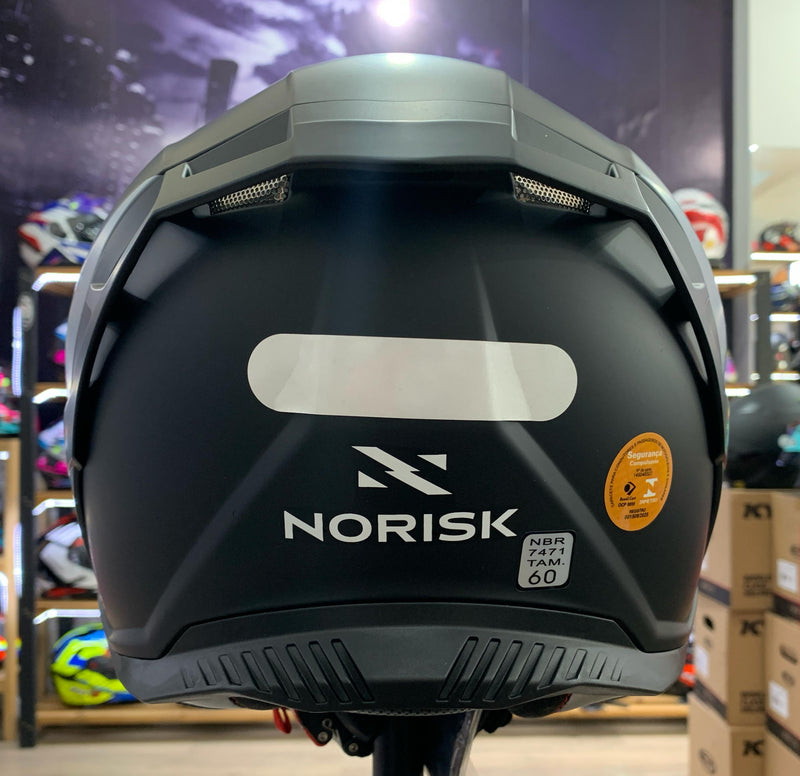 CAPACETE NORISK STRADA 2 EVOQUE MATT BLACK