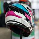Capacete TEXX HUNTER ARK PRETO ROSA TIFANNY