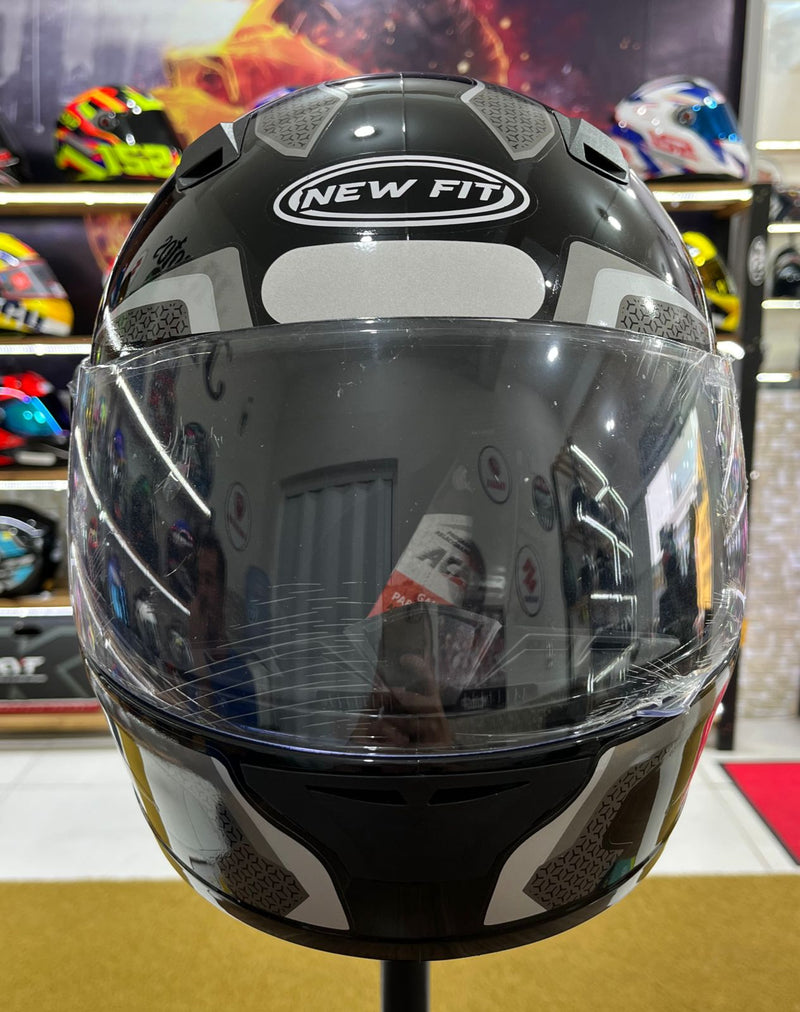 Capacete EBF New Fit Shift Branco e Cinza