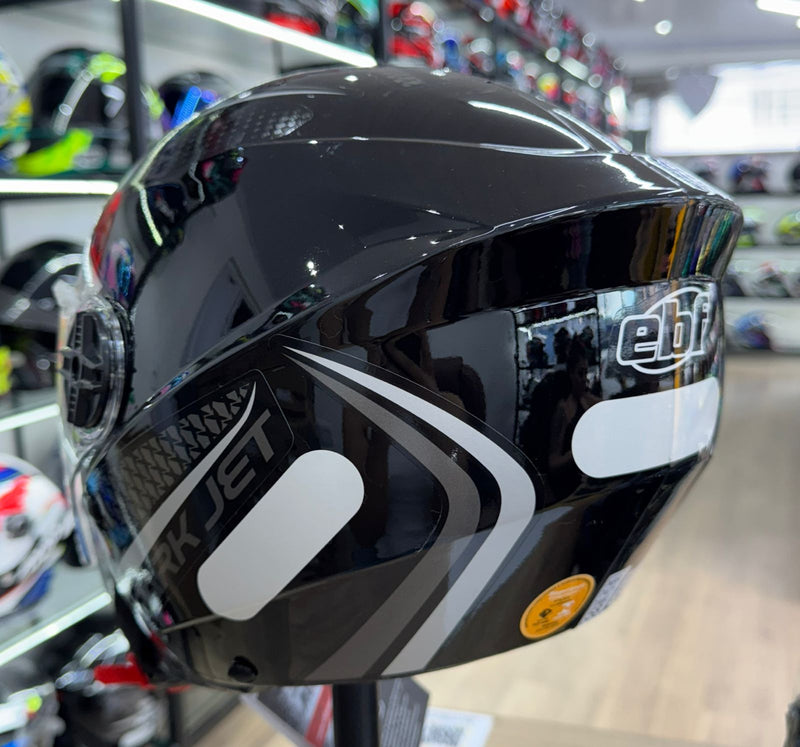 Capacete EBF New Spark Jet Speed Prata