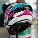 Capacete TEXX HUNTER ARK PRETO ROSA TIFANNY