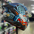 Capacete Axxis Panther Sv Punch C7 Blue Gloss