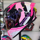 Capacete NORISK FLOW RUN Blue Pink + BRINDE VISEIRA COLORIDA e AEROFOLIO