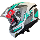 CAPACETE LS2 FF808 STREAM II ROAD MATTE CYAN  LIGHT GREY
