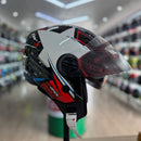 Capacete FW3 X OPEN STAR AZ COM VERMELHO