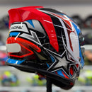 Capacete ORIGINE DINAMO STAR REV FLUO RED BLACK GLOSS