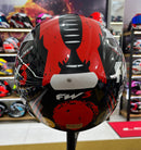Capacete Aberto FW3 X Open Speed Preto Vermelho