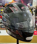 Capacete EBF Spark Spot Vermelho com Cinza