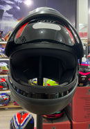 Capacete EBF Automático Style, Preto e Vermelho