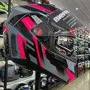 CAPACETE BIEFFE B-40 VTOUR CZ MOON/PINK