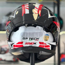 Capacete GP TECH SENSE ARMY PRETO VERM