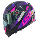 Capacete LS2 FF358 Tank Preto e Roxo