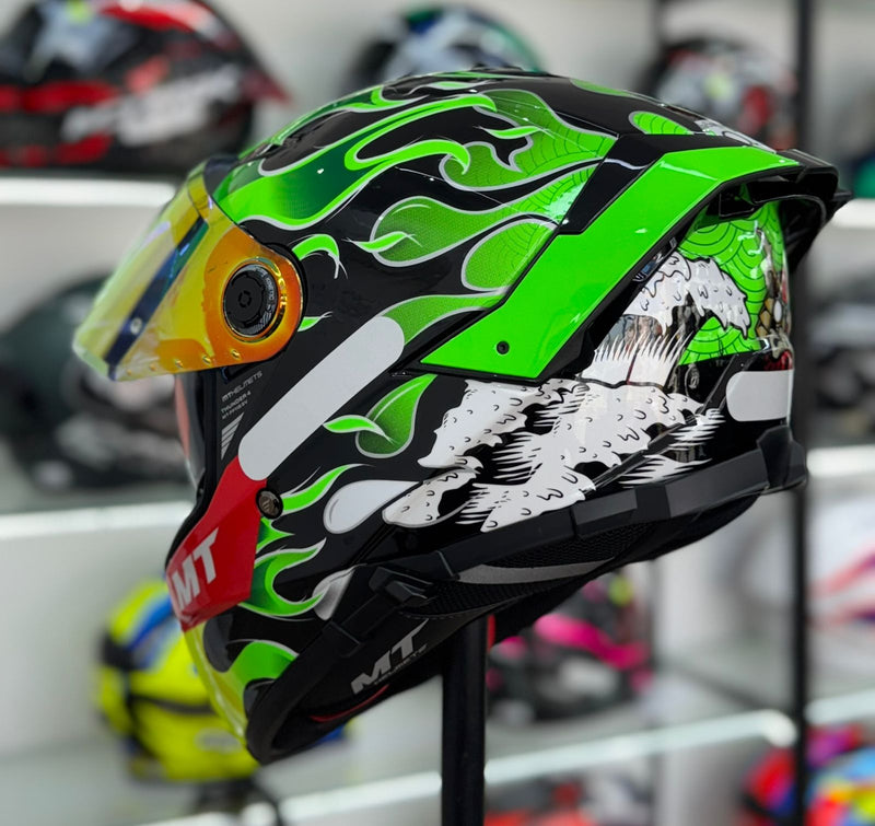 CAPACETE MT THUNDER 4 SV YAMANAKA B6 GLOSS