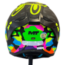 Capacete MT STINGER 2 YOZU B3 YELLOW FLUOR MATTE