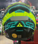Capacete LS2 FF358 Draze Preto, amarelo e verde