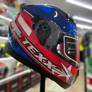 Capacete Texx STRIKE SUPERSTAR AZUL VERMELHO BRANCO