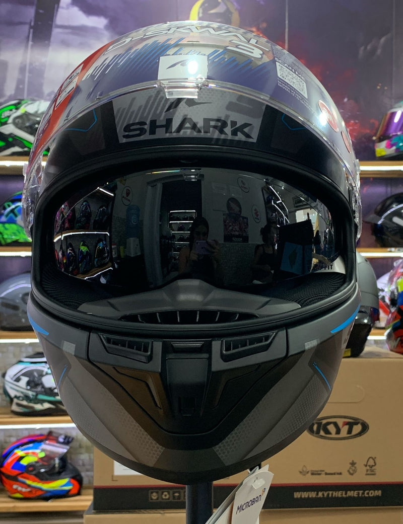 Capacete Shark D-SKWAL 3 SIZLER MATT KAB
