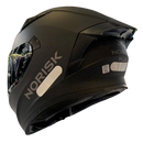 CAPACETE NORISK FLOW MATTE BLACK  + BRINDE VISEIRA COLORIDA e AEROFOLIO