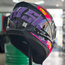 Capacete NORISK RAZOR TURBO BLACK /PINK / PURPLE