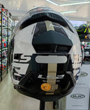 CAPACETE LS2 SCOPE FF902 ARCH WHT TITANIUM ARTICULULADO