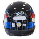 Capacete EBF AUTOMÁTICO STYLE Azul e Vermelho