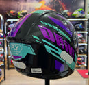Capacete FLY Drive 2 HG Atitude pto/roxo