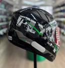 Capacete FLY F-9 HG CITY PRETO VERDE