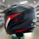 Capacete NORISK DARTH II X1 MATTE Black Red + BRINDE VISEIRA FUMÊ