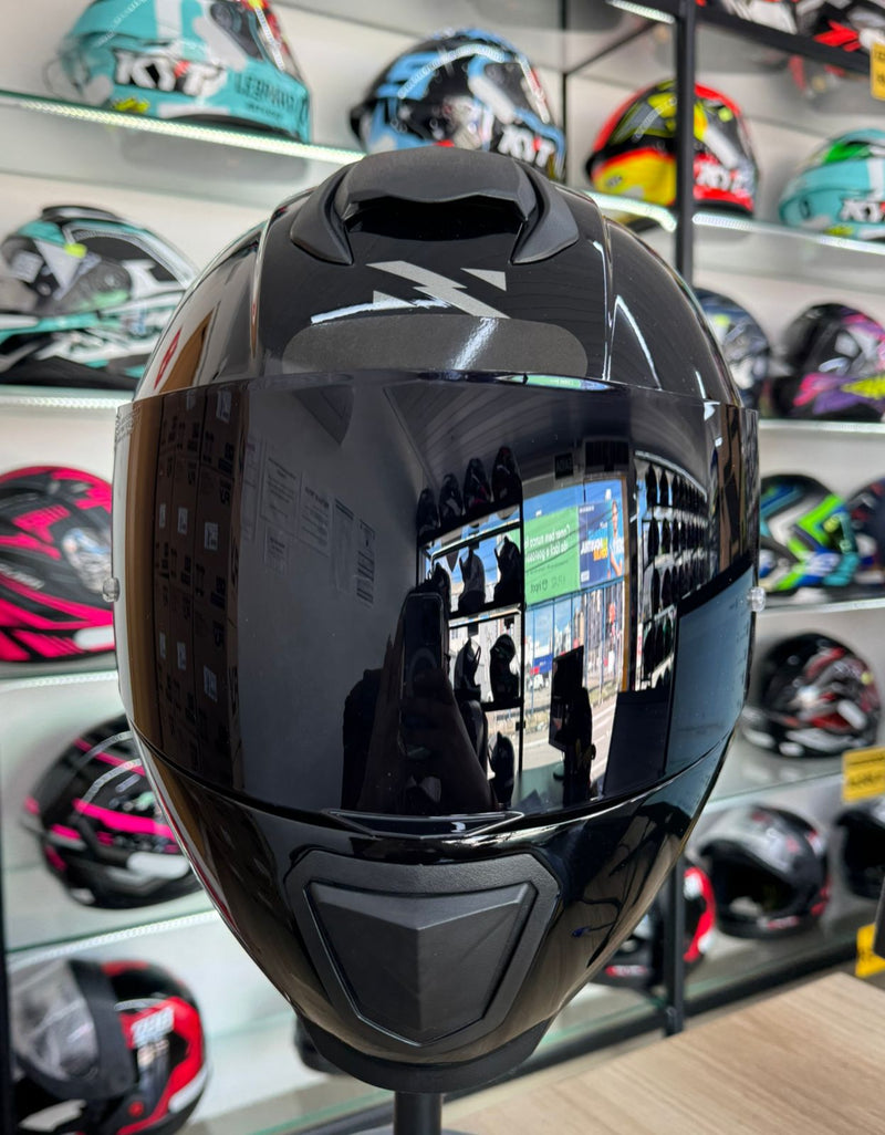 Capacete Norisk RAZOR SOLID EDITION  BLACK Viseira + Aero