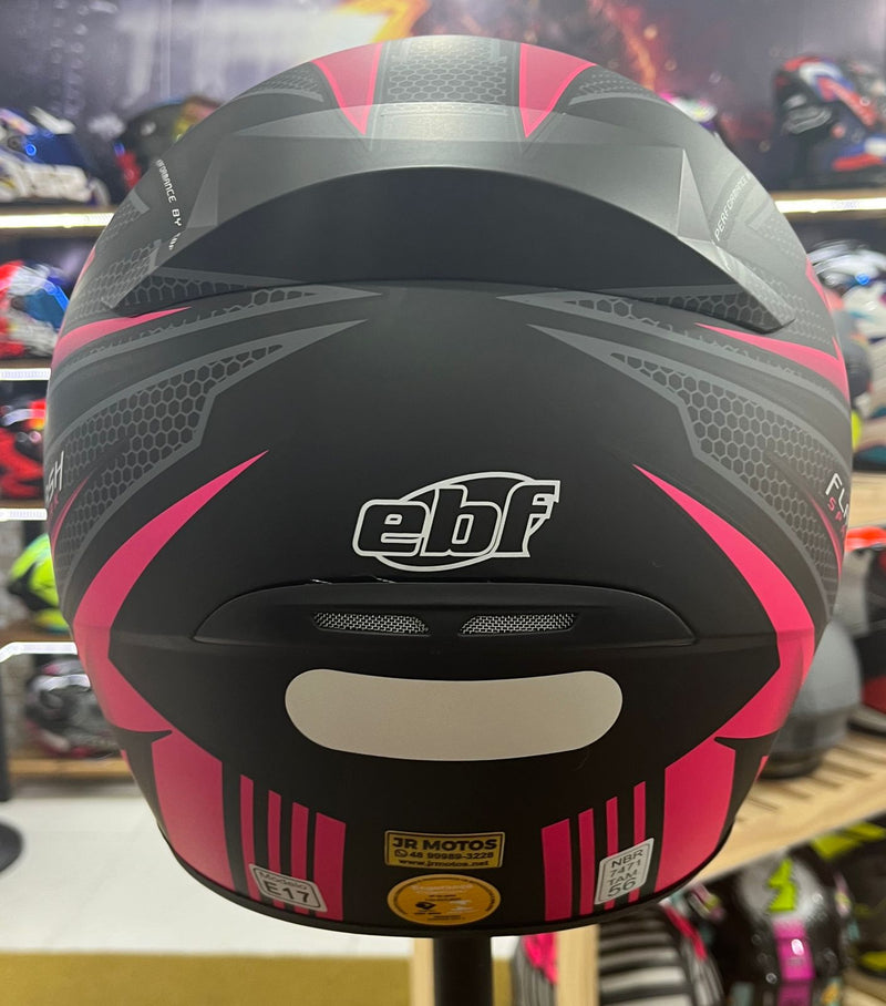 Capacete EBF Spark Flash Rosa