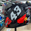 Capacete FW3 GTX 43 Grafite, com óculos