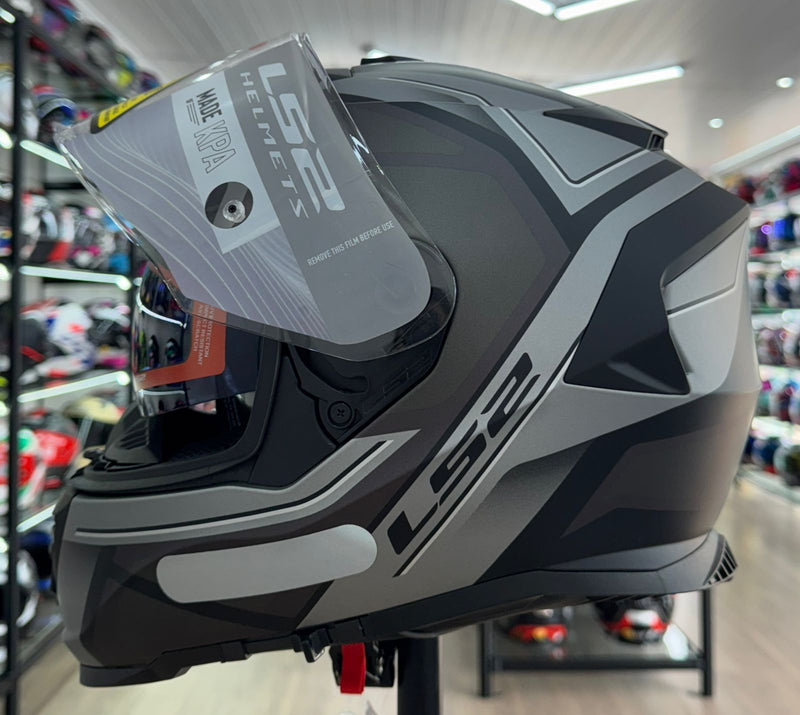 Capacete LS2 FF808 Stream II Shadow Matte Titanium