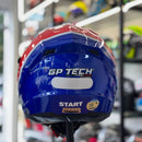 Capacete GP TECH ULTRA SV START SV AZUL E VERMELHO