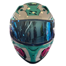 Capacete NORISK FLOW ROBOT WHT/GREEN