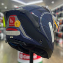 Capacete MT ATOM 2 SV DESTINY C7 AZUL FOSCO
