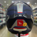 Capacete MT ATOM 2 SV DESTINY C7 AZUL FOSCO
