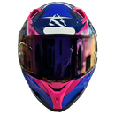 Capacete NORISK FLOW PULSE BKL/BLU/PNK