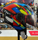 Capacete Aberto FW3 X Open Up Fox Laranja com amarelo