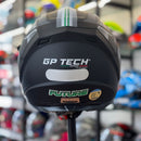 Capacete GP TECH ULTRA SV FUTURE VERDE CINZA FOSCO