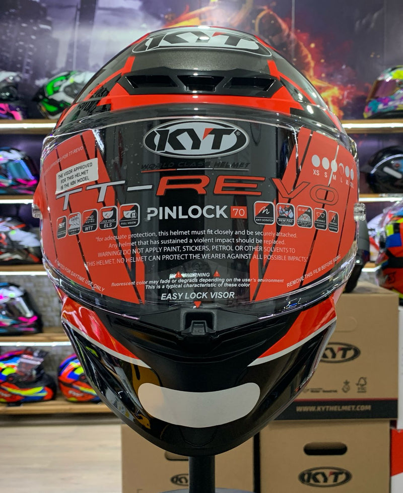 Capacete KYT TT REVO NICOLO BULEGA 2022 AEROFOLIO + VISEIRA